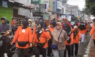 Jalan Sehat Ramaikan Acara HUT 42 Cibodasari