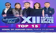 Link Nonton Indonesia Idol 2023 Top 15 Tanggal 30 Januari 2023 Pukul 21.00 WIB Semakin Seru