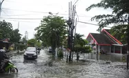 Hujan Deras Semalam, Tlogosari Semarang Banjir, Jalanan dan Superindo Terendam