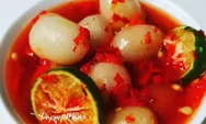 Resep asinan rambutan super duper gampang banget moms, dijamin segar banget