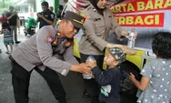 Program Peduli dan Berbagi, Sasar Slum Area Polres Jakarta Barat Bagikan Makanan Sehat Gratis