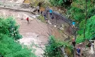 Diterjang banjir bandang, beberapa obyek kawasan wisata Guci di Tegal masih bisa diakses