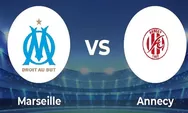 Prediksi Skor Marseille vs Annecy Coupe de France 2023 Perempat Final Besok, H2H dan Performa Tim