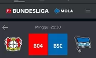 Jadwal Liga Utama Jerman 2022-2023 Bayer 04 Leverkusen Vs Hertha Berlin, Simak Head to Head Ke 2 Tim