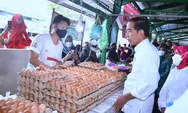 Presiden Jokowi Sidak Minyak Goreng Dan Bahan Pangan Di Pasar Tenguyun, Tarakan, Kalimantan Utara Ini Hasilnya