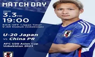 Link Nonton Live Streaming Timnas Jepang U20 vs China di Piala Asia U20 2023 Pukul 17.00 WIB Hari Ini