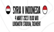 Prediksi Skor Timnas Suriah U20 vs Indonesia Piala Asia U20 2023 Besok Malam, Head to Head Laga Krusial