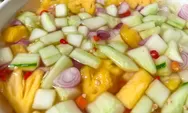 Resep Asinan Nenas Cemilan Andalan Kotamobagu, Segarkan Siang Kamu
