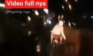 Brak! Remaja Pelaku Klitih di Magelang Ditabrak Mobil dari Belakang, Videonya Viral
