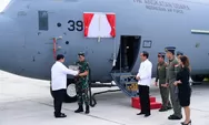 Jokowi Hadiri Penyerahan Pesawat Super Hercules TNI AU