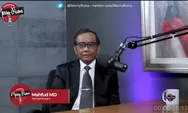 Mahfud MD ditanya bila menjadi Cawapres salah satu tokoh ini, begini jawabnya...