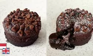 Resep Crunchy Chocolate Lava Cake untuk 4 Porsi, Rasanya Enak, Teksturnya Lembut, Dijamin Disukai Anak-anak
