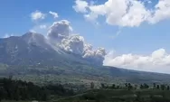 Gunung Merapi Kembali Erupsi, Desa Paten Kecamatan Dukun Magelang Gelap Tertutup Abu Vulkanik