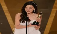 Michelle Yeoh Menang Aktris Terbaik di Oscar 2023 Jadi Artis Asia Tenggara Pertama yang Dapat Oscar