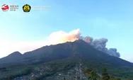 Update Merapi :Selasa Pagi Gunung Merapi Kembali Keluarkan Awan Panas Guguran ke Kali Krasak