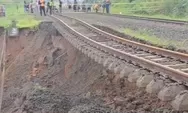 Perjalanan Kereta Api Bogor Sukabumi Dibatalkan Akibat Longsor di Empang