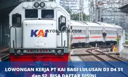 Jelang Ramadhan PT KAI Membuka Lowongan Kerja Bagi Lulusan D3 D4 S1 dan S2 Tahun 2023