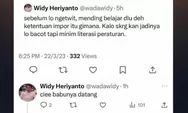 Sebut netizen banyak bacot dan babu, Widy Heriyanto diduga pegawai Bea Cukai dirujak netizen