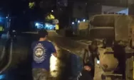 Truk Terguling di Lawang Gintung Bogor Selatan saat Jam Sahur, Solar Tumpah ke Jalanan