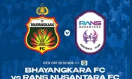 NONTON Duel Bhayangkara FC vs Rans Nusantara Liga 1 2023 Malam Ini Kamis 30 Maret 2023