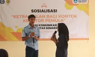 Mahasiswa Ilkom USM Beri Sosialisasi Keterampilan Bagi Konten Kreator Pemula di SMK N 1 Pringapus