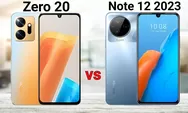 Mending Infinix Note 12 2023 atau Infinix Zero 20? Cek Beda Spesifikasi dan Harga Terbaru April 2023