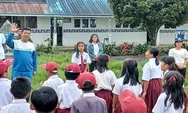 Disaat Sambangi SD 2 Tigarunggu, Bupati Simalungun Pesan ke Murid SD Giat Belajar