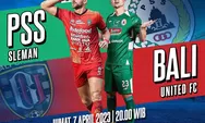 Live Streaming Indosiar siaran langsung laga PSS Sleman vs Bali united, lengkap dengan susunan pemain