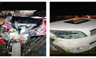 Dua Remaja Ngebut Gunakan Sepeda Motor Hantam Mobil Di Jalinsum Asahan