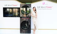 Pertama di Indonesia, LG Hadirkan WashTower Mesin Cuci dan Pengering Bertumpuk
