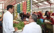 Presiden Joko Widodo Datangi Pasar Cepogo dan Cek Harga  Kebutuhan Pokok
