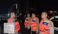 Patroli Polairud Polres Kepulauan Seribu Jaga Laut Malam Tetap Aman