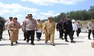 Kapoldasu Didampingi Dua KDh Tinjau Persiapan Jalan Tol Sinaksak Jelang Mudik
