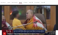 Tokoh Suci Dalai Lama Minta Maaf Setelah Viral Mencium Bibir Anak Di Bawah Umur dan Meminta Menghisap Lidahnya