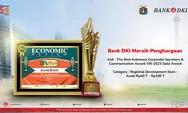 Terus Jaga Kinerja Positif Bank DKI Raih Indonesia Corporate Secretary and Communication Award 2023