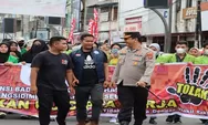Ratusan Mahasiswa Demo Tolak Perpu Cipta Kerja, Kapolres Langsung Pimpin Pengamanan  