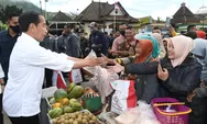 Presiden Jokowi Beri Bantuan Sembako kepada Masyarakat Kota Surakarta Menjelang Hari Raya Idul Fitri