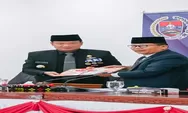 Wabup Humbahas Terima Rekomendasi LKPj TA 2022