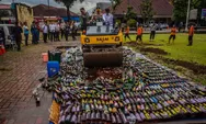 Knalpot Brong, Miras dan Petasan Dimusnahkan di Kota Bogor