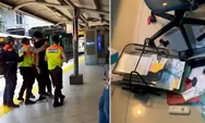 Viral! Keributan Akibat ODGJ Inisial YA yang Mengamuk di Stasiun Manggarai