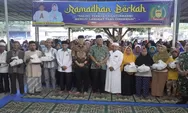 Syah Afandin Serahkan 500 Paket Sembako Untuk Kaum Dhuafa 5 Kecamatan