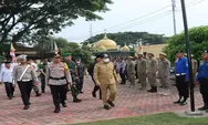 Zahir Pimpin Apel Gelar Pasukan Operasi Ketupat Toba - 2023 di Polres Batubara.