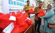 Momen Ramadhan, BTN dan Insan Pers Berbagi Paket Sembako