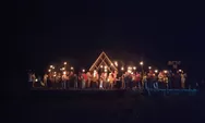 Pawai Obor Meriahkan Takbiran di Kalibogor Kendal