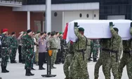 Panglima TNI, Kapolri, Kasad TNI dan Menhub Sambut Kedatangan Jenazah Kusuma Bangsa