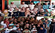 Moment Usai Shalat Idul Fitri, Keluarga Besar Alm. Minan Halal Bihalal Pererat Silaturahim