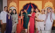 Nia Ramadhani dan Suami Rayakan Pesta Ulang Tahun Saat Lebaran, Gaun Belahan Pahanya Bikin Salah Fokus