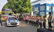 Kapolresta Banyumas Lepas Tujuh Bus Gratis untuk Penumpang Arus Balik Menuju Pulo Gebang Jakarta