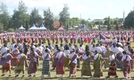 Tarian Lufut Massal Siswa SD dan SMP di Kupang Pecahkan Rekor MURI
