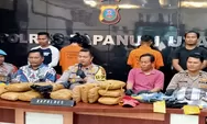 Direktorat Narkoba Poldasu dan Polres Taput Tangkap Pengirim  Ganja Antar Propinsi